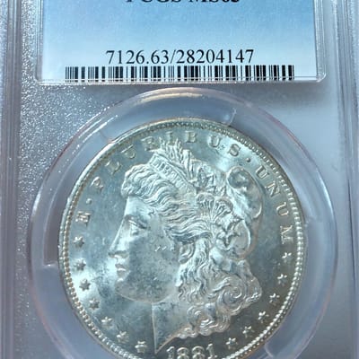 1881-CC PCGS MS63 Morgan dollar