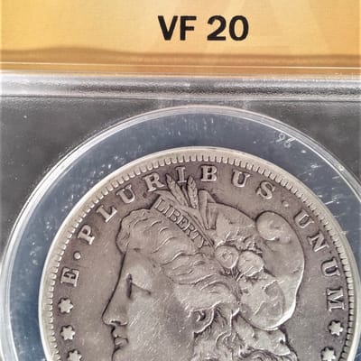 1881-CC ANAC VF20 Morgan dollar