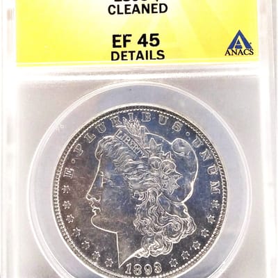 1893-P XF45 Morgan dollar - additional view