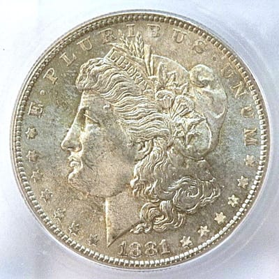 1881-S ICG MS67 Morgan  dollar - additional view