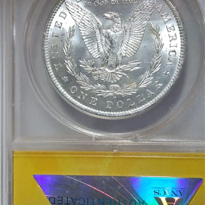 1885-O ANACS MS65 Morgan  dollar - additional view