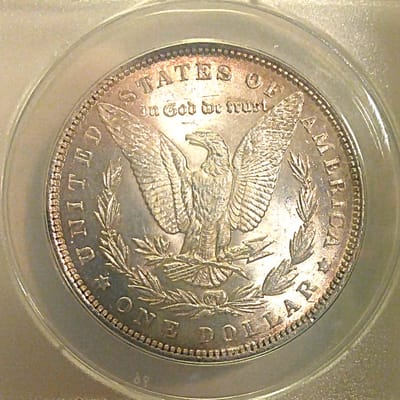 1890-P ANACs MS63 Morgan dollar - additional view