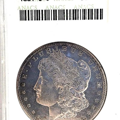 1881-S ANACS MS65PL Soapbar Morgan dollar