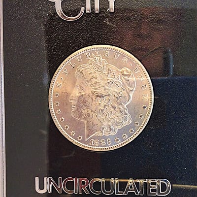 1883-CC GSA MS61 Morgan dollar