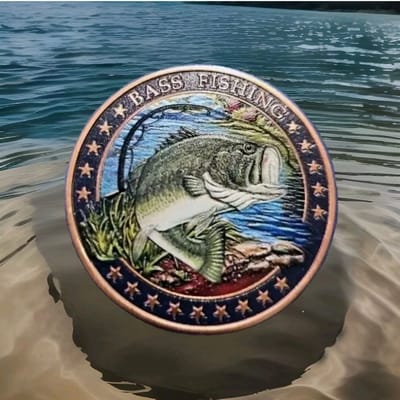  1 oz Colorized Copper Bass Fishing Rounds Coloriz