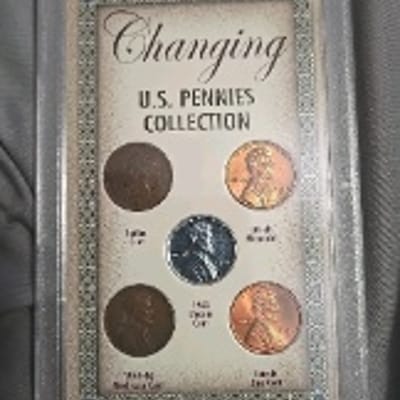  U.S. Pennies Collection
