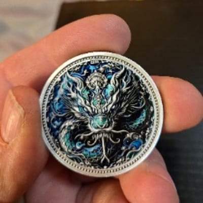  2025 Silver Serpent 1 oz Silver Colorize