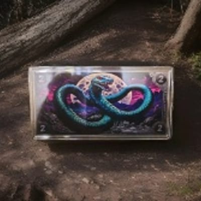  2025 LUNAR SNAKE 10 gram Silve 999 Coloured Silve