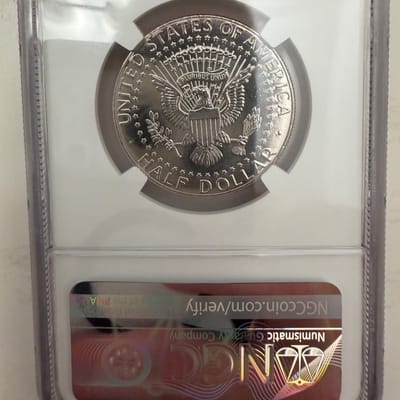 2025 P Kennedy NGC Brilliant Uncirculated $0.50 - additional view