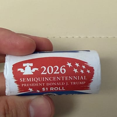 Semiquincentennial President Trump 2026 - $1 Roll