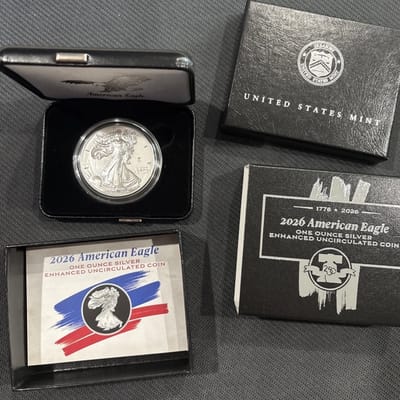 2026 Dual Date Enhanced Uncirculated Silver Eagle