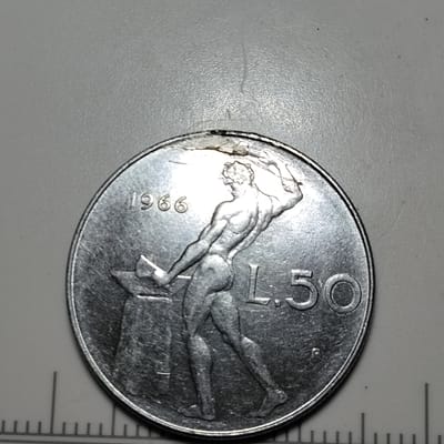 1966 50 Italian lire