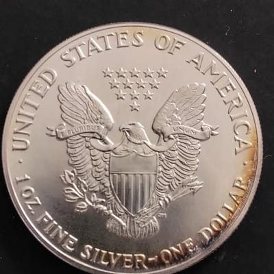 1987 American Silver Eagle  - additional view