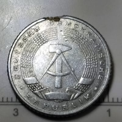 1958 East German 50 pfenning 