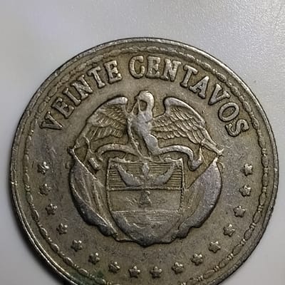 1963 20 Centavos from Colombia - additional view