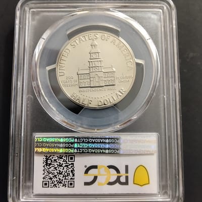 1976-S clad Bicentennial Kennedy Half Dollar PF69 - additional view