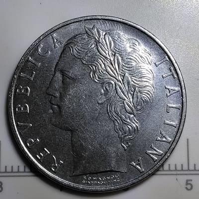 1975 Italian 100 Lire