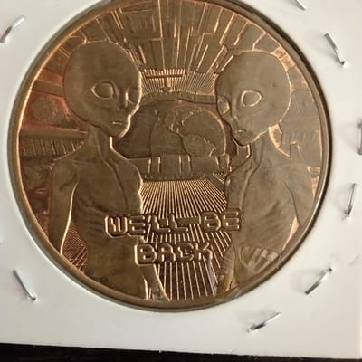 "We'll Be Back" Aliens 1 oz Pure .999 Copper Round