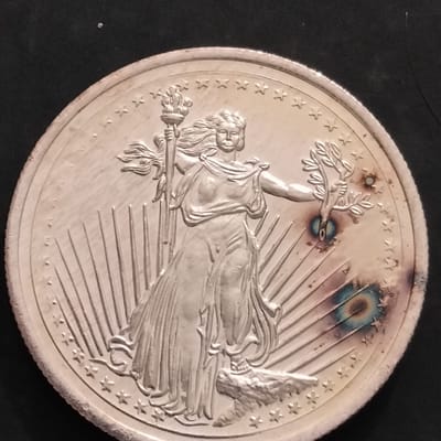 1/2 oz SilverTowne Silver Saint-Gaudens Round 