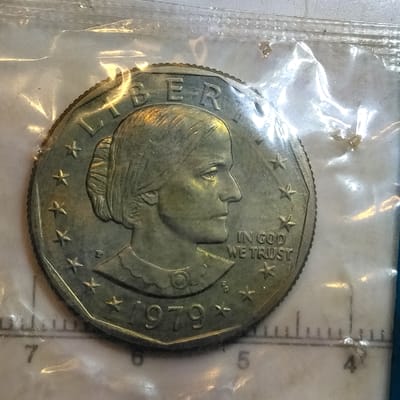1979 Susan B Anthony 1 dollar coin