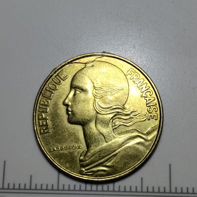 1967 franch 20 centimes