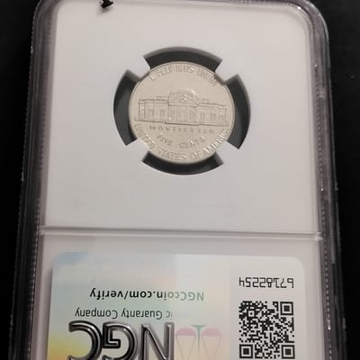 2021-P Jefferson Nickel NGC MS-67 6FS (Full Steps) - additional view