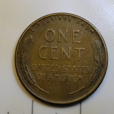 Mint error 1948 Lincoln wheat cent  - additional view