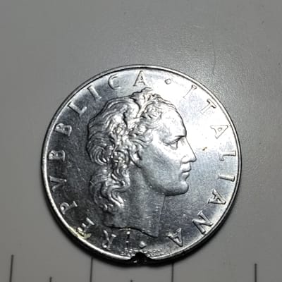 1966 50 Italian lire - additional view