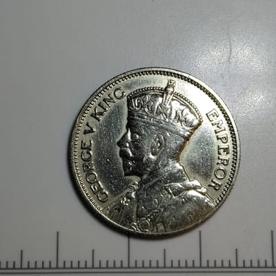 Silver 1935 New Zealand One Shilling