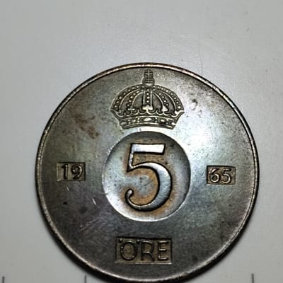1965 Sweden 5 ore - additional view