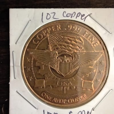 "We'll Be Back" Aliens 1 oz Pure .999 Copper Round - additional view