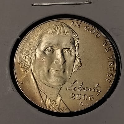 2006 D Jefferson nickel westward journey 