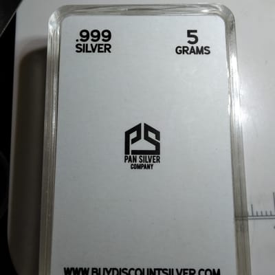 Pan Silver 5g .999 Silver UFO Art Bar Mintage 3k - additional view