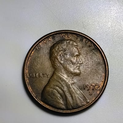 Errors 1972 D Lincoln memorial cent 