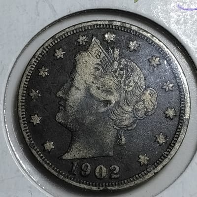 1902 V Nickel 