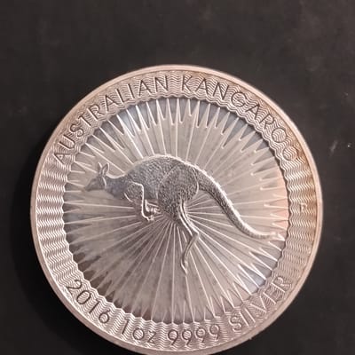1st year made Silver 2016 Australian 1oz kangaroo 