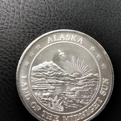 Silver 2018 Alaska Trade Unit 1 oz .999 Fine - additional view