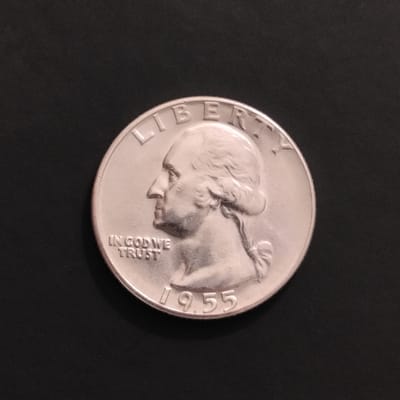 1955 Washington quarter 