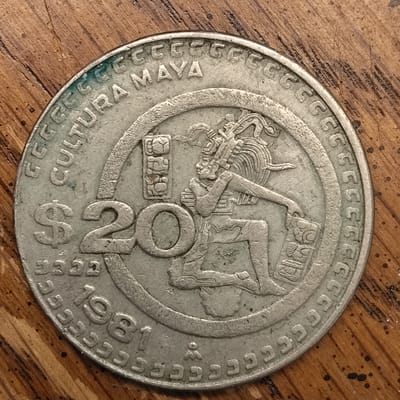 1981 Mexico 20 pesos 