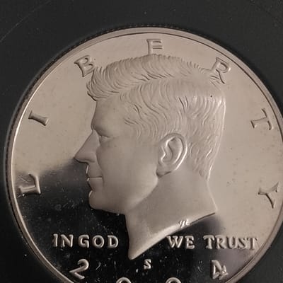 Silver 2004-S Kennedy Half Dollar DCAM Proof