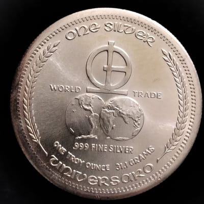 Vintage 1972 1oz silver trade unit M&B mining - additional view