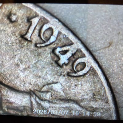 Error 1949 D over D Jefferson nickel  