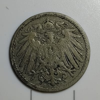 1899 Germany 5 Pfennig