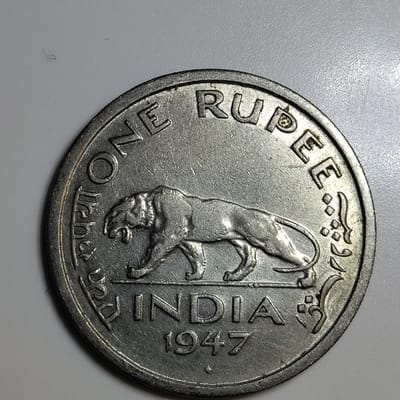 1947 British India One Rupee