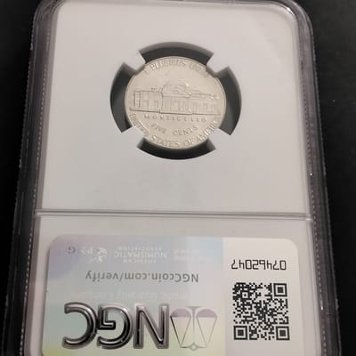 2021-D Jefferson Nickel NGC MS-67 6FS Full Steps - additional view