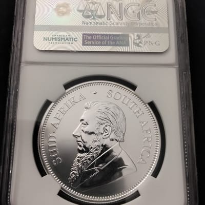 NGC SP-70 Silver 2017 South Africa 1oz Krugerrand  - additional view