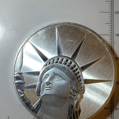 2017 Solomon Islands $4 Lady Liberty 1.5 oz silver