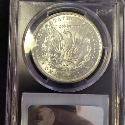 1884-O Morgan Silver Dollar $1 - PCGS MS63  - additional view