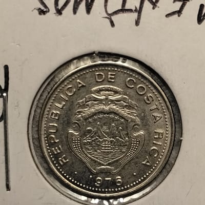 1976 Costa Rica 10 cetimos 