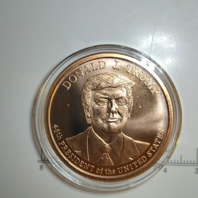 1oz copper trump round 